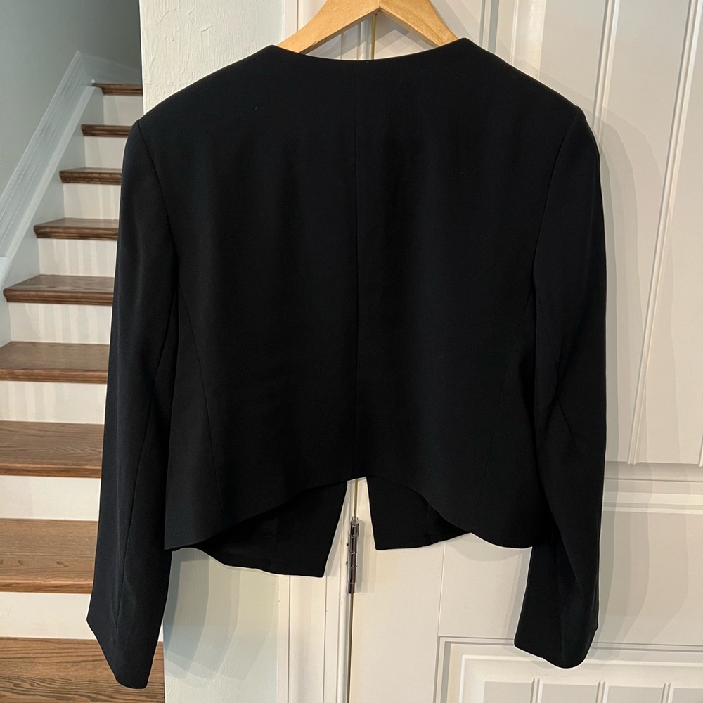 Express Women’s Black Military Button Blazer Jacket Size Large NWT - Picture 4 of 7